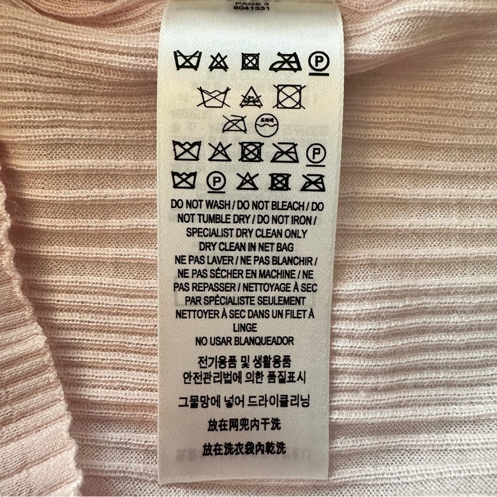 Burberry Veda Light Pink Roundneck Knit Tank Top - Picture 7 of 8
